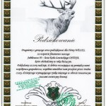 Podziekowanie WELES-001